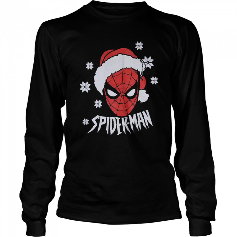 Santa Spiderman Christmas T- Long Sleeved T-shirt