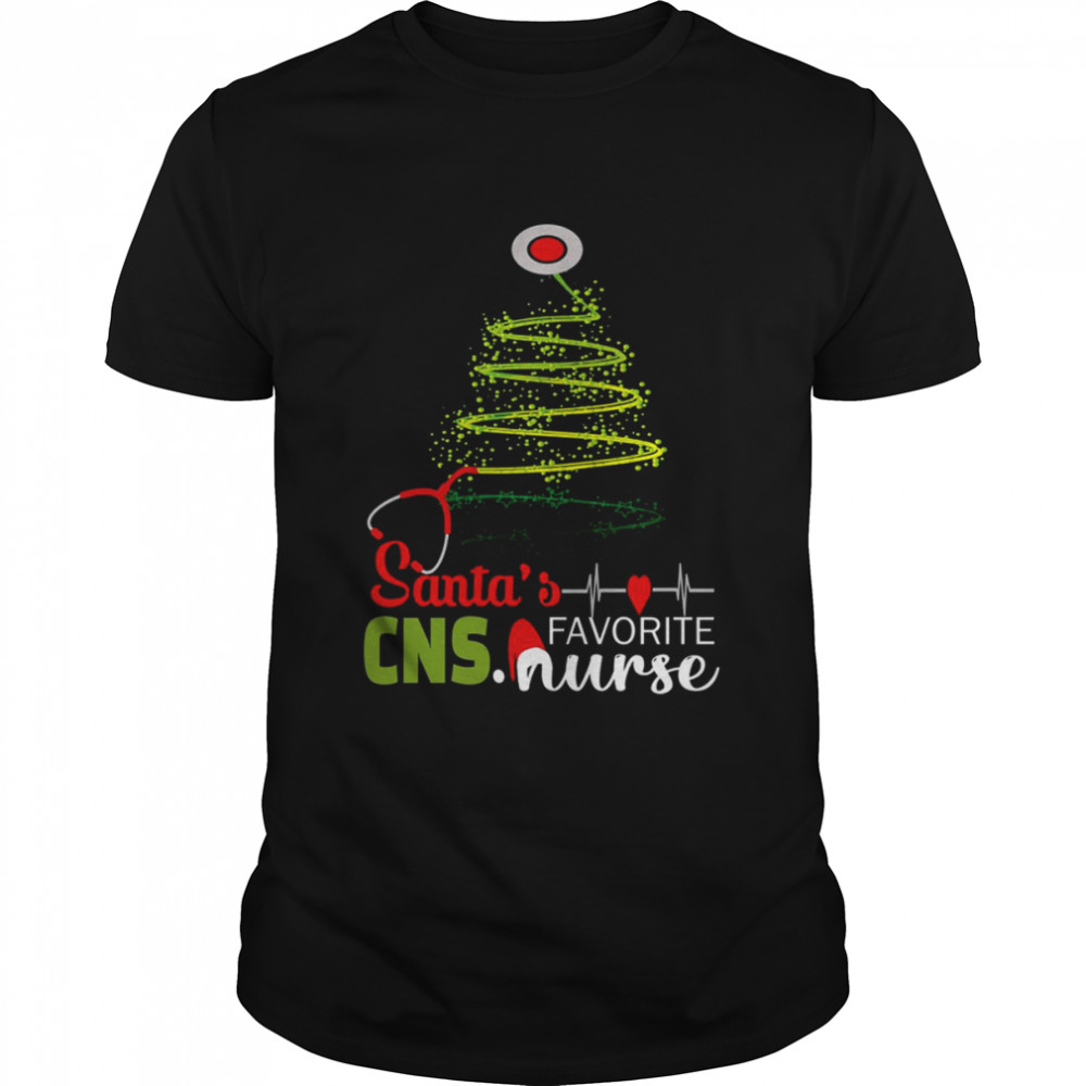 Santa’s Favorite CNS Nurse CNS Nurse Christmas T- Classic Men's T-shirt