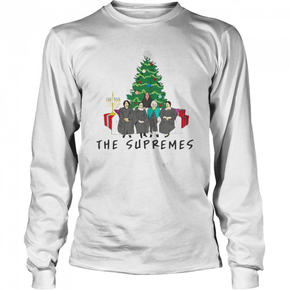 Women history Christmas tree the supremes shirt Long Sleeved T-shirt