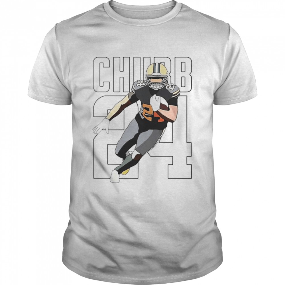 Nick Chubb Cleveland Browns Football Number 24 Hoodie T-shirt Long Sleeve,  Ladies Tee