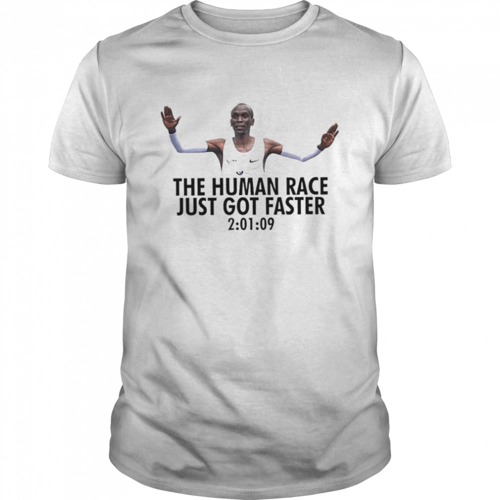 Eliud kipchoge the human race just got faster shirt Classic Men's T-shirt