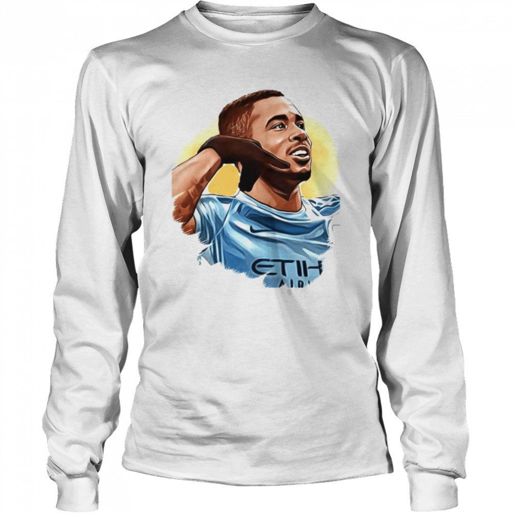 Manchester City Gabriel Jesus shirt Long Sleeved T-shirt