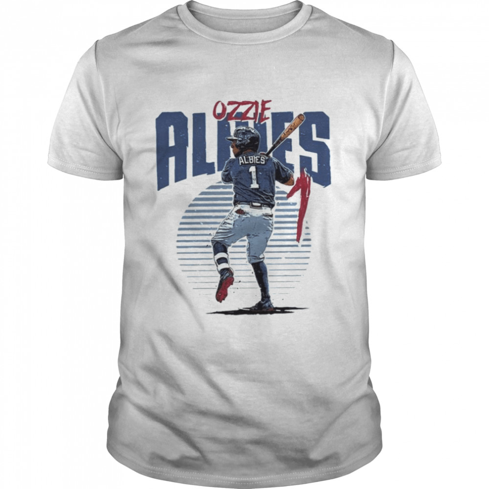 Ozzie Albies Retro Design Baseball Player shirt Classic Men's T-shirt