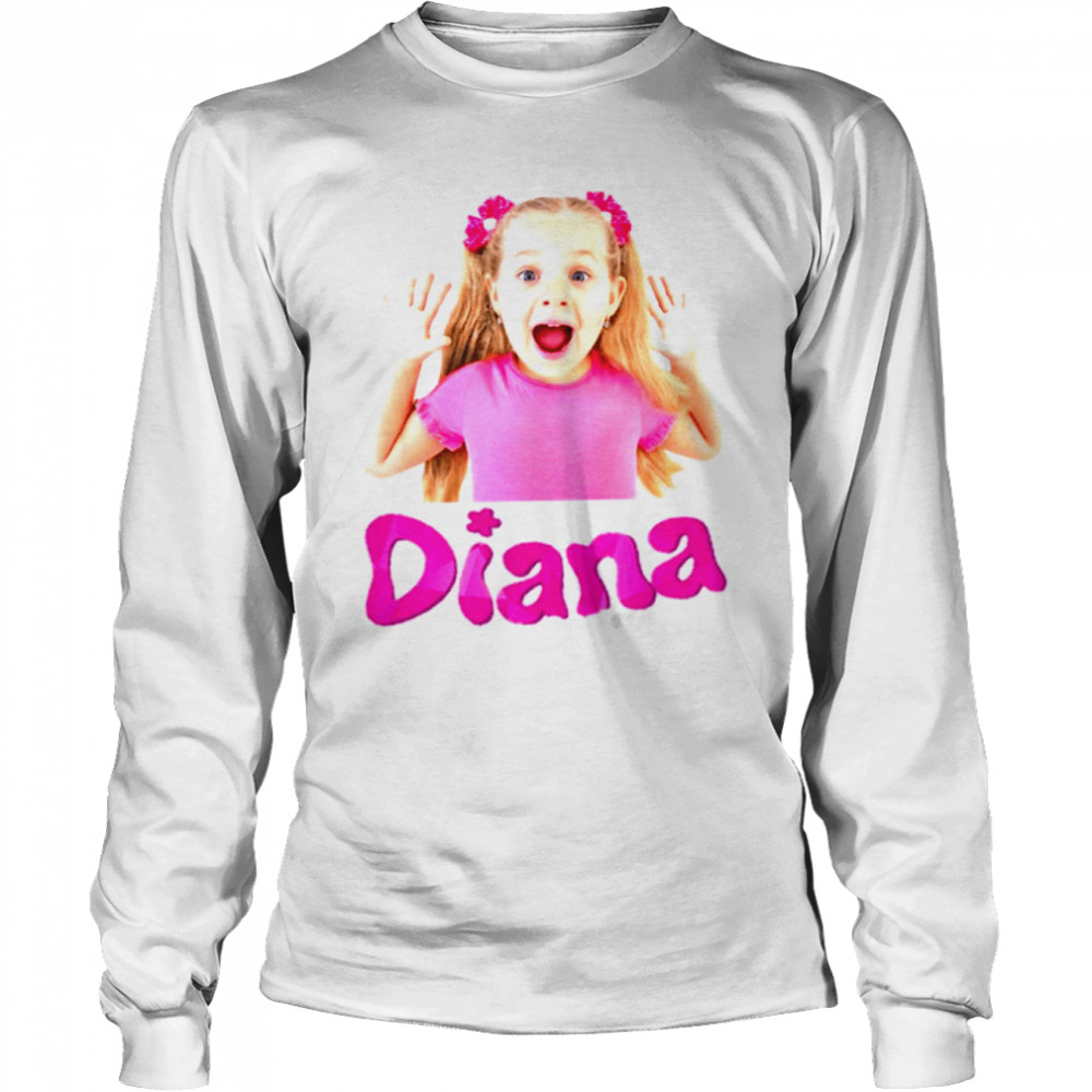 2022 Youtuber Kids Diana Show shirt Long Sleeved T-shirt