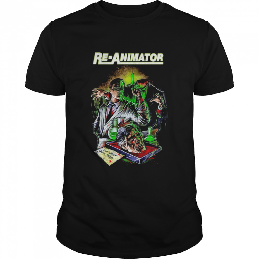 Re Animator 1985 Horror Scary Movie shirt Classic Men's T-shirt