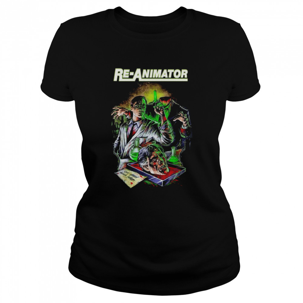 Re Animator 1985 Horror Scary Movie shirt Classic Women's T-shirt