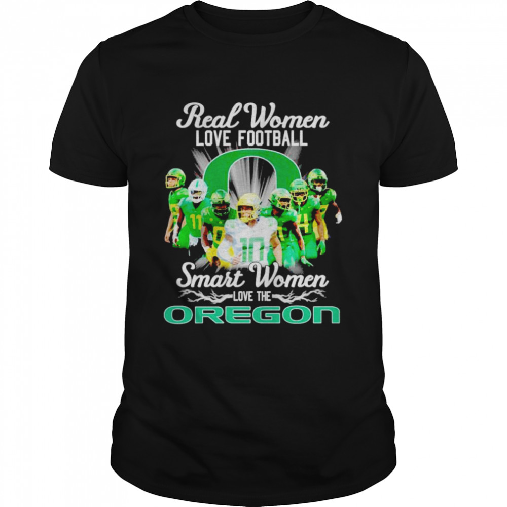Real women love football smart women love the Oregon shirt Classic Men's T-shirt