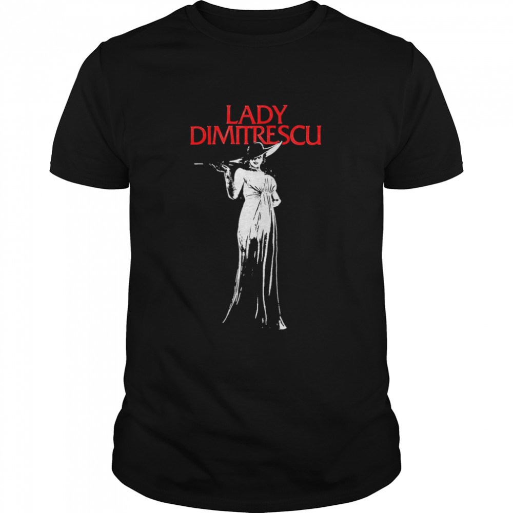 Resident Evil Lady Dimitrescu Scary Movie shirt Classic Men's T-shirt