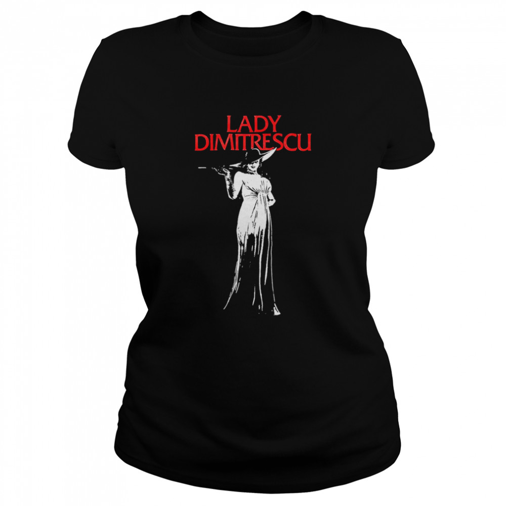 Resident Evil Lady Dimitrescu Scary Movie shirt Classic Women's T-shirt