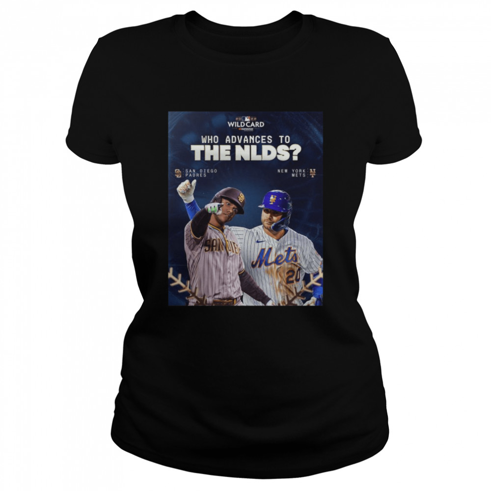 San Diego Padres vs New York Mets NLDS 2022 Wild Card shirt Classic Women's T-shirt