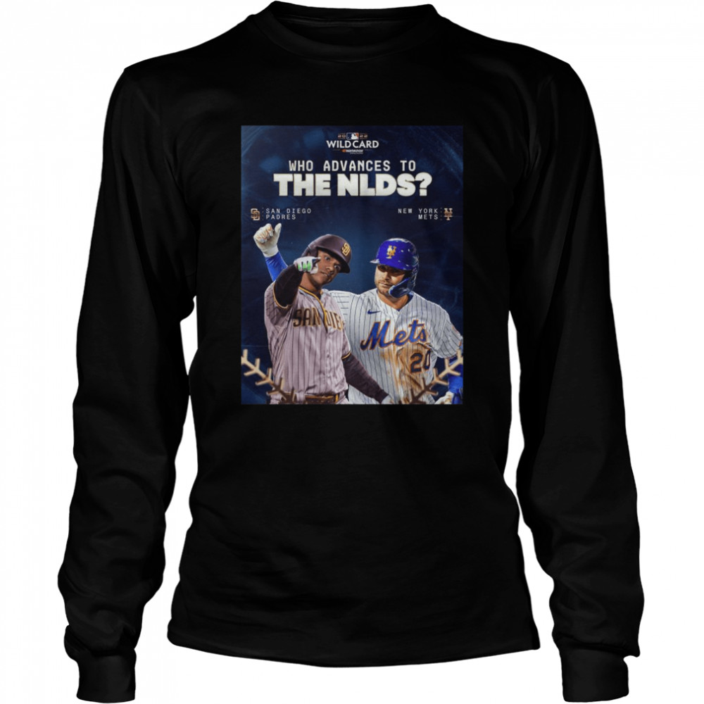 San Diego Padres vs New York Mets NLDS 2022 Wild Card shirt Long Sleeved T-shirt