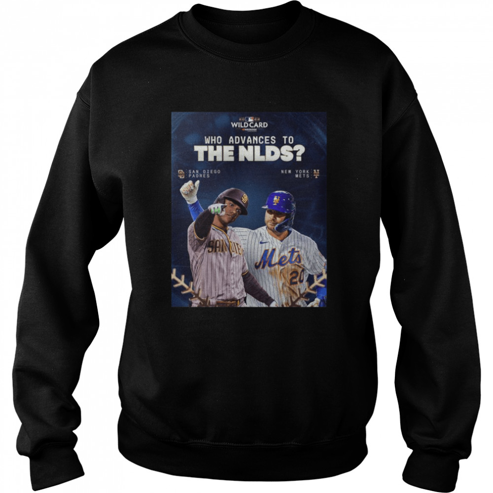 San Diego Padres vs New York Mets NLDS 2022 Wild Card shirt Unisex Sweatshirt
