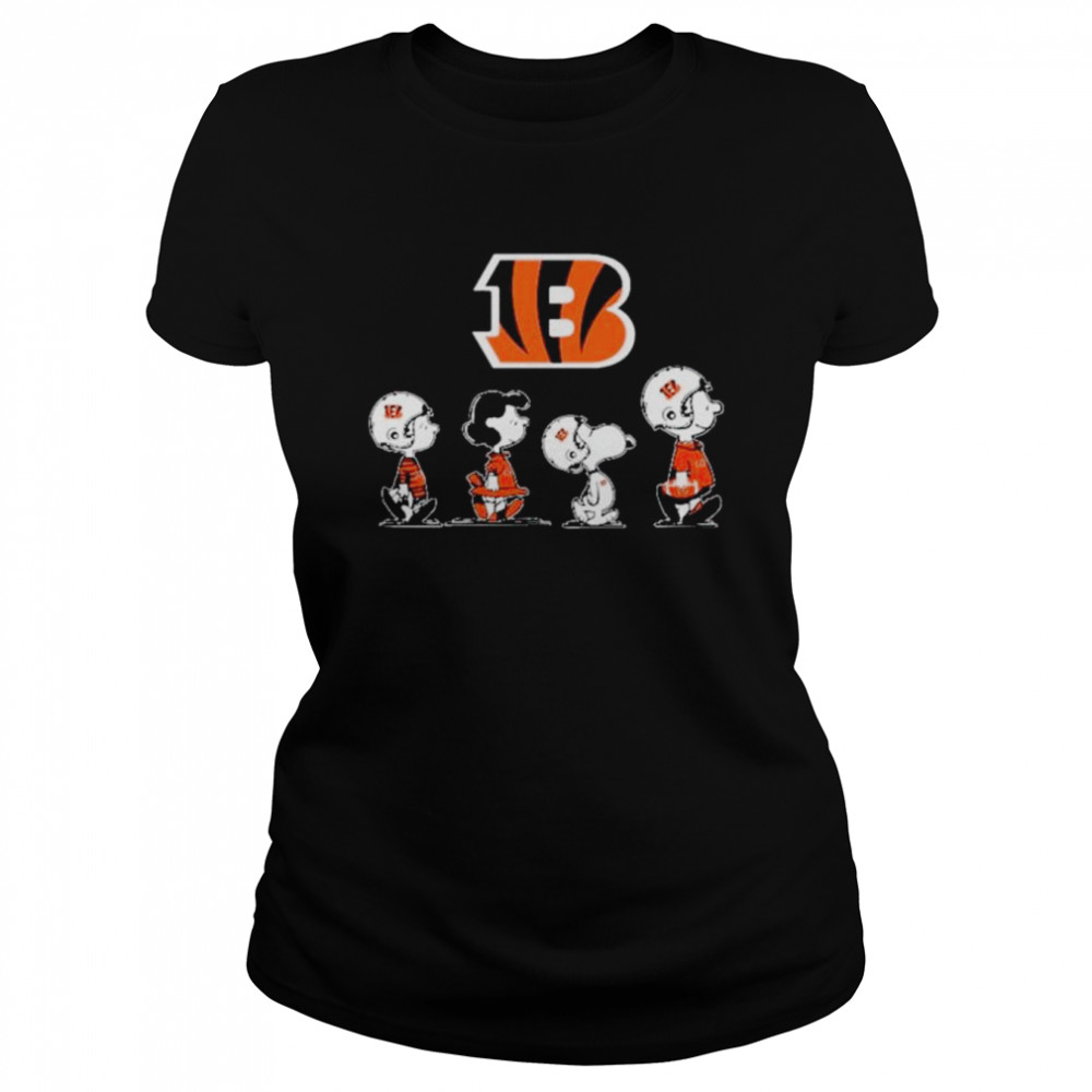 Snoopy and Peanuts cincinnati bengals logo 2022 shirt, hoodie