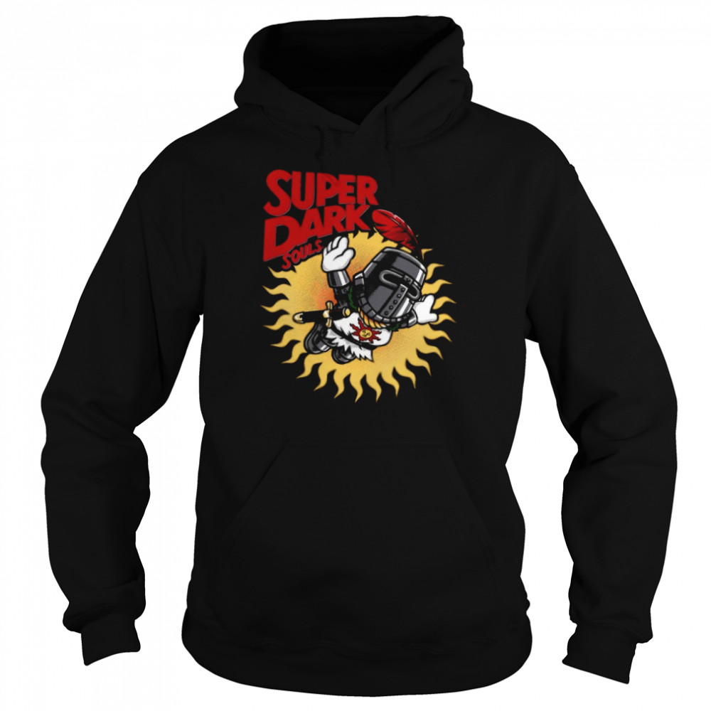 Super Dark Souls Super Mario Bros Video Game Nintendo shirt Unisex Hoodie