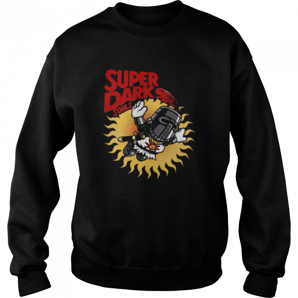 Super Dark Souls Super Mario Bros Video Game Nintendo shirt Unisex Sweatshirt