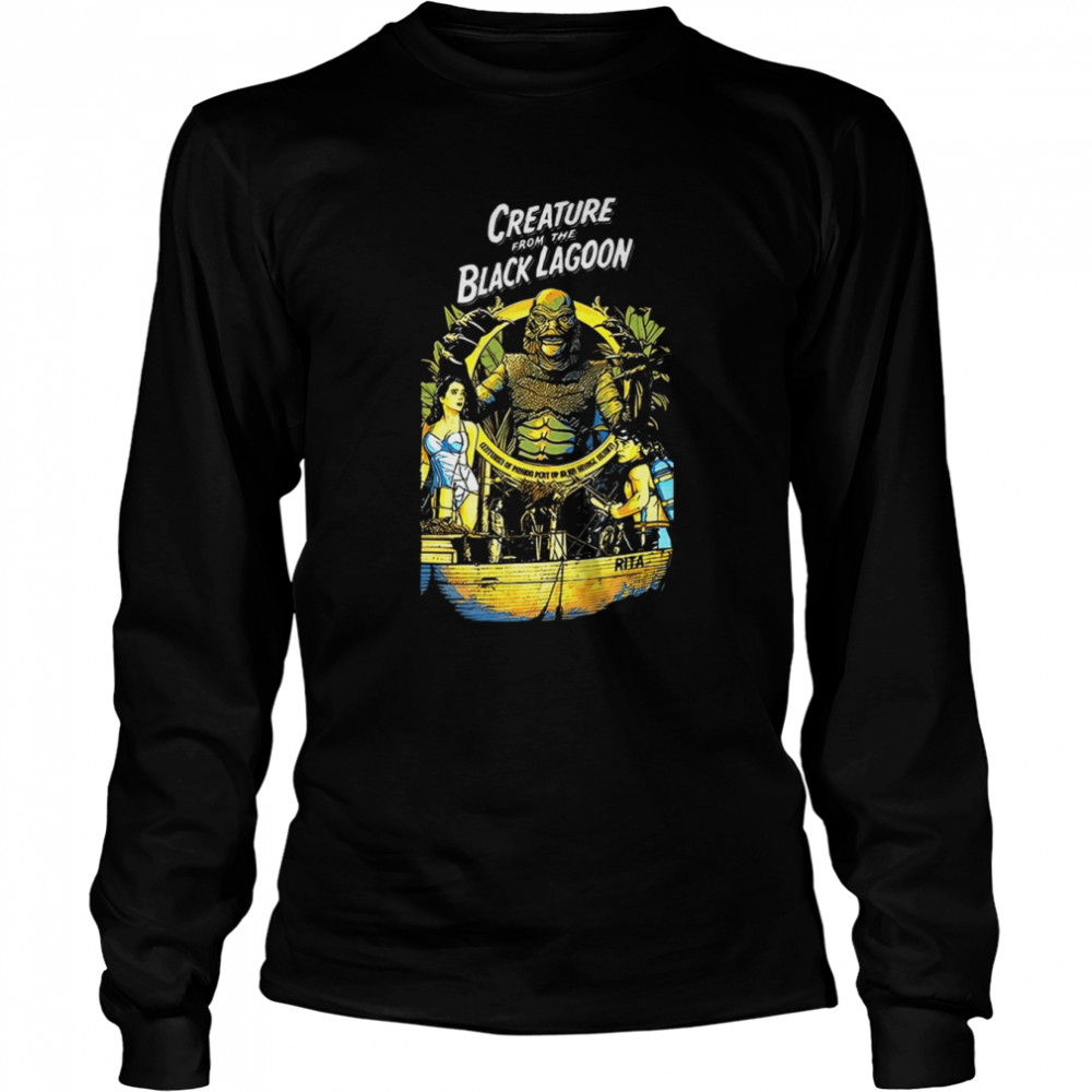 The Creature From The Black Lagoon Scary Movie Universal Monsters shirt Long Sleeved T-shirt