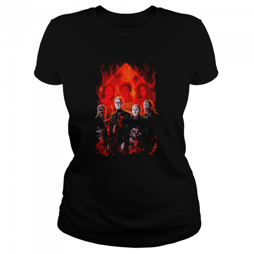 The Deads And The Alives Hellraiser Cenobites Halloween shirt Classic Women's T-shirt