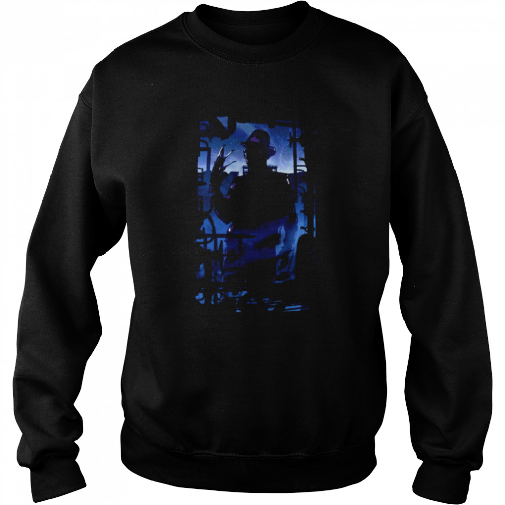 The Dreamer A Nightmare On Elm Street Silhouette Scary Movie Halloween shirt Unisex Sweatshirt