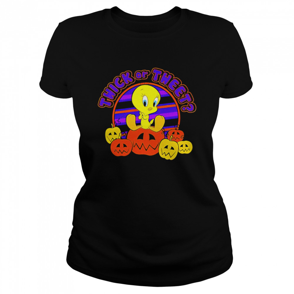 Thick Or Tweet Baby Duck Halloween shirt Classic Women's T-shirt
