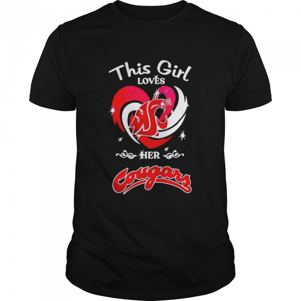 This girl loves her Cougars shirt Classic Men's T-shirt