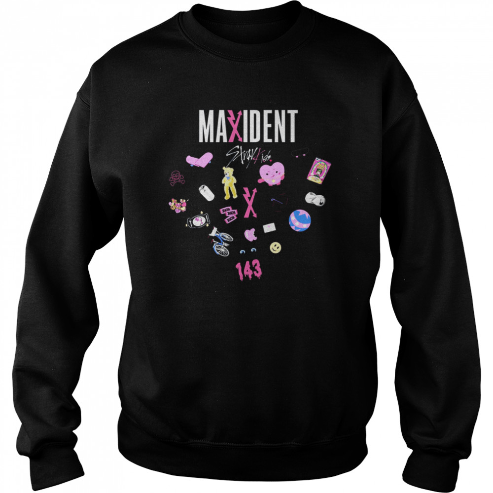 Track List Hoodie Maxident New Album 2022 Stray Kids shirt Unisex Sweatshirt