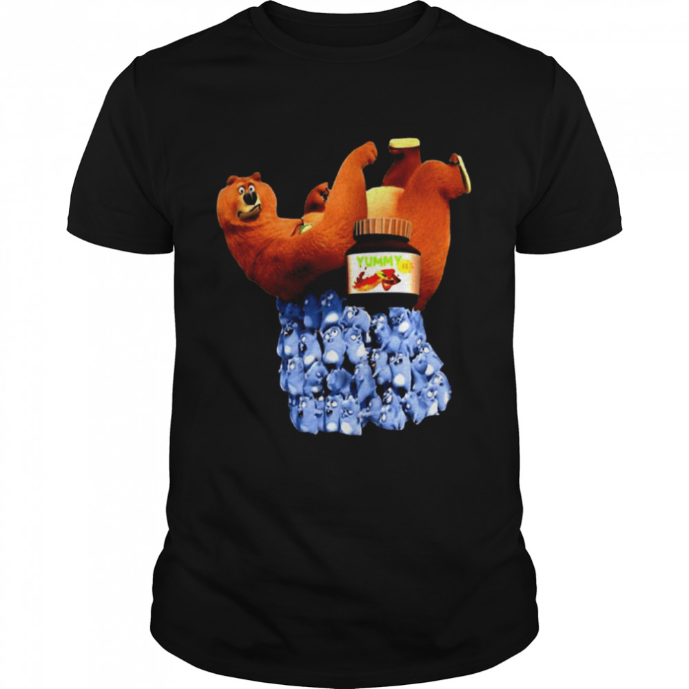 Yummy Honey Grizzy And Lemmings Yummy Chocolate shirt Classic Men's T-shirt