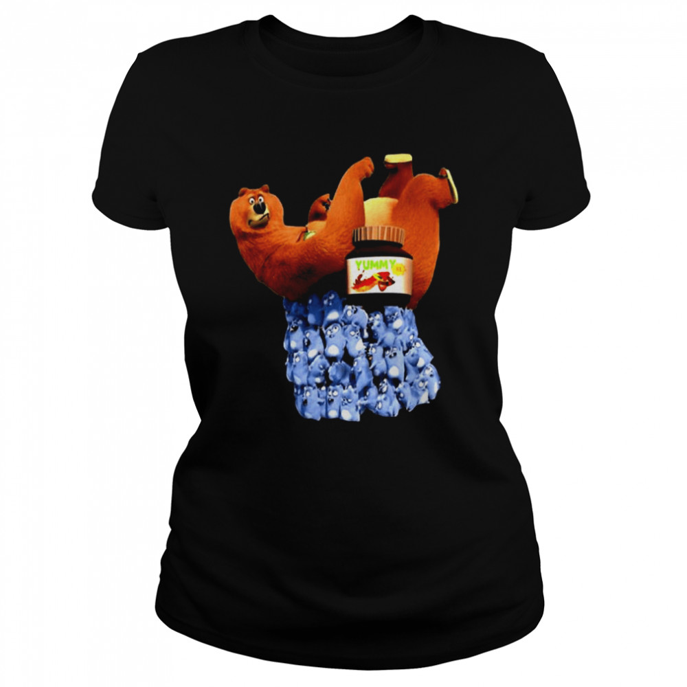 Yummy Honey Grizzy And Lemmings Yummy Chocolate shirt Classic Women's T-shirt