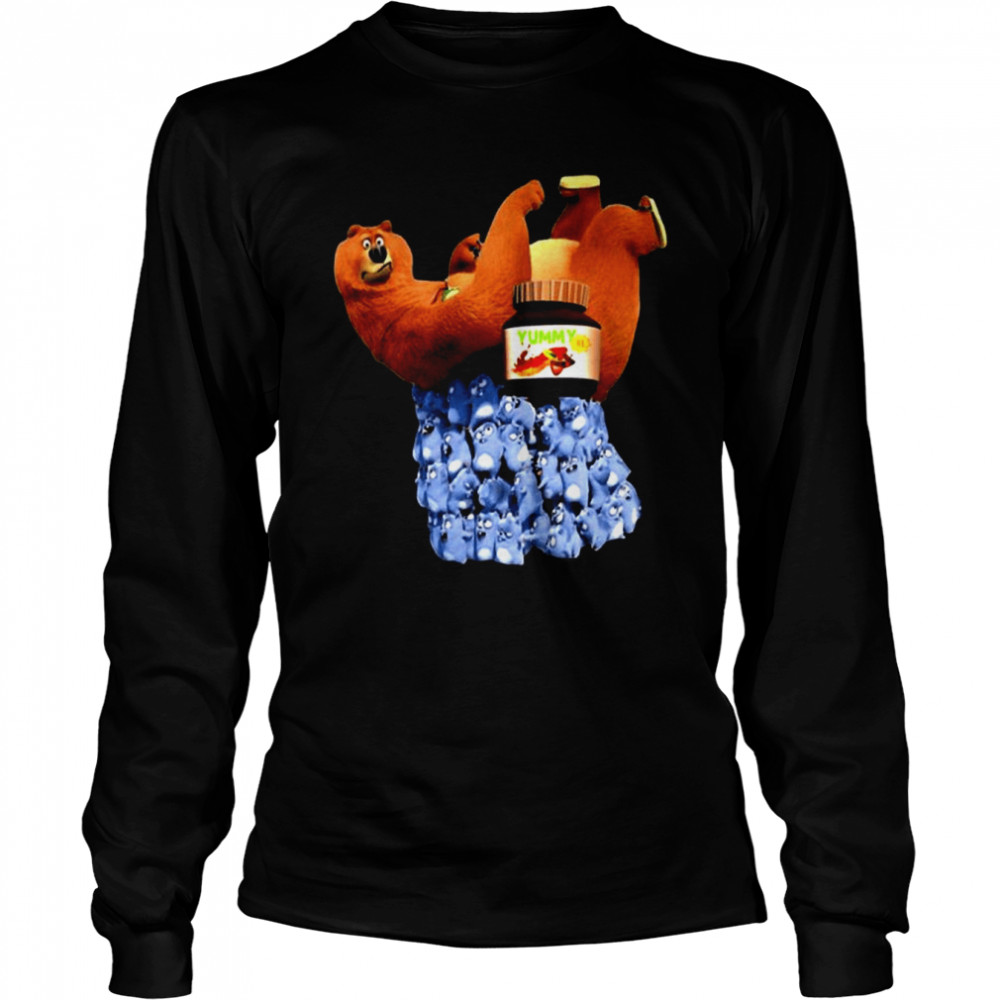Yummy Honey Grizzy And Lemmings Yummy Chocolate shirt Long Sleeved T-shirt