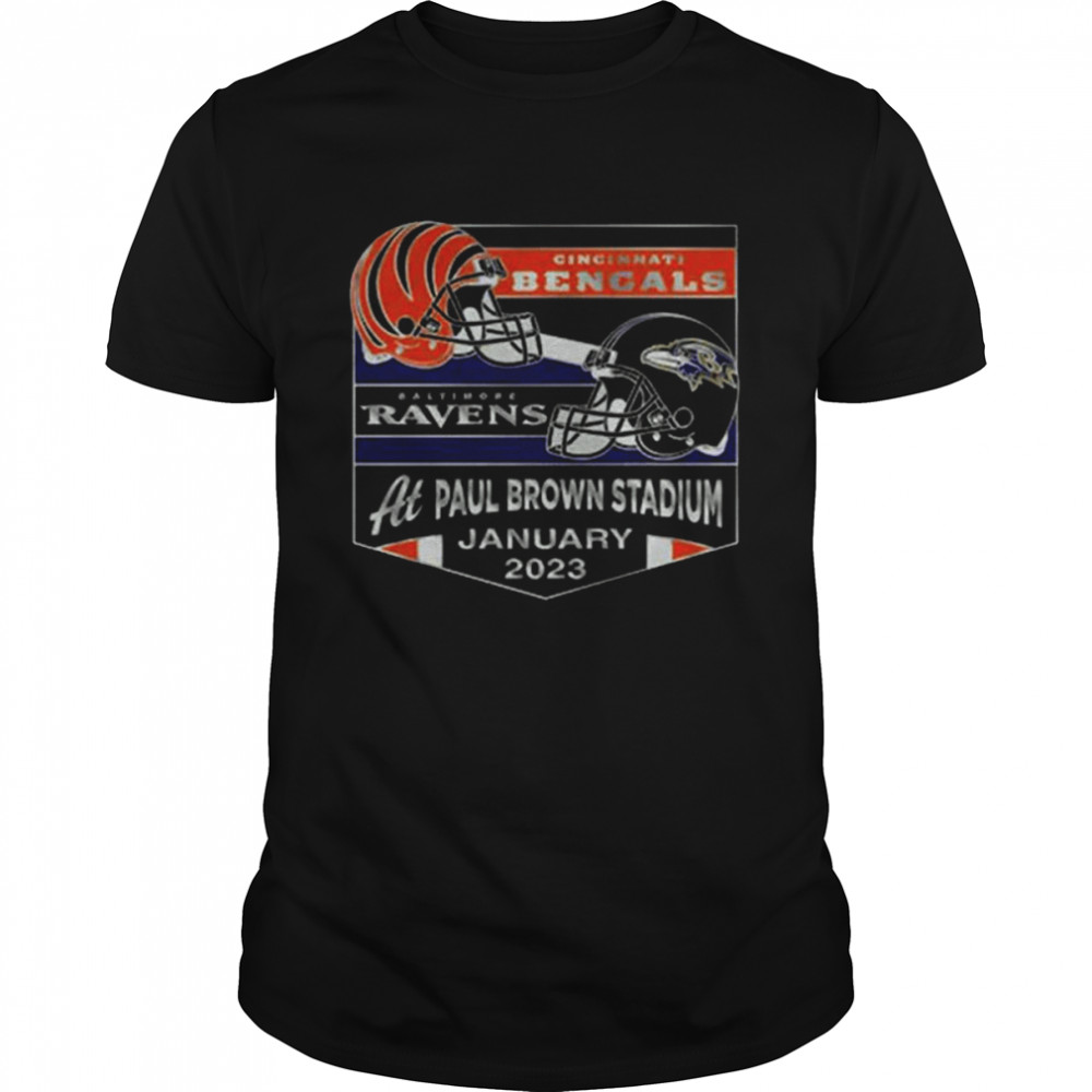 Cincinnati Bengals Vs Baltimore Ravens At Paul Brown Stadium January 2023 Shirt