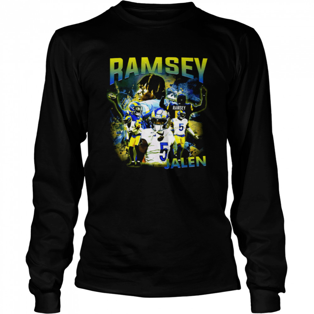 Jalen Ramsey Shirt Nfl Player Classic Vintage Bootleg Shirt Nfl Champion  Los Angeles Rams Cornerback Super Bowl Champion shirt - Kingteeshop