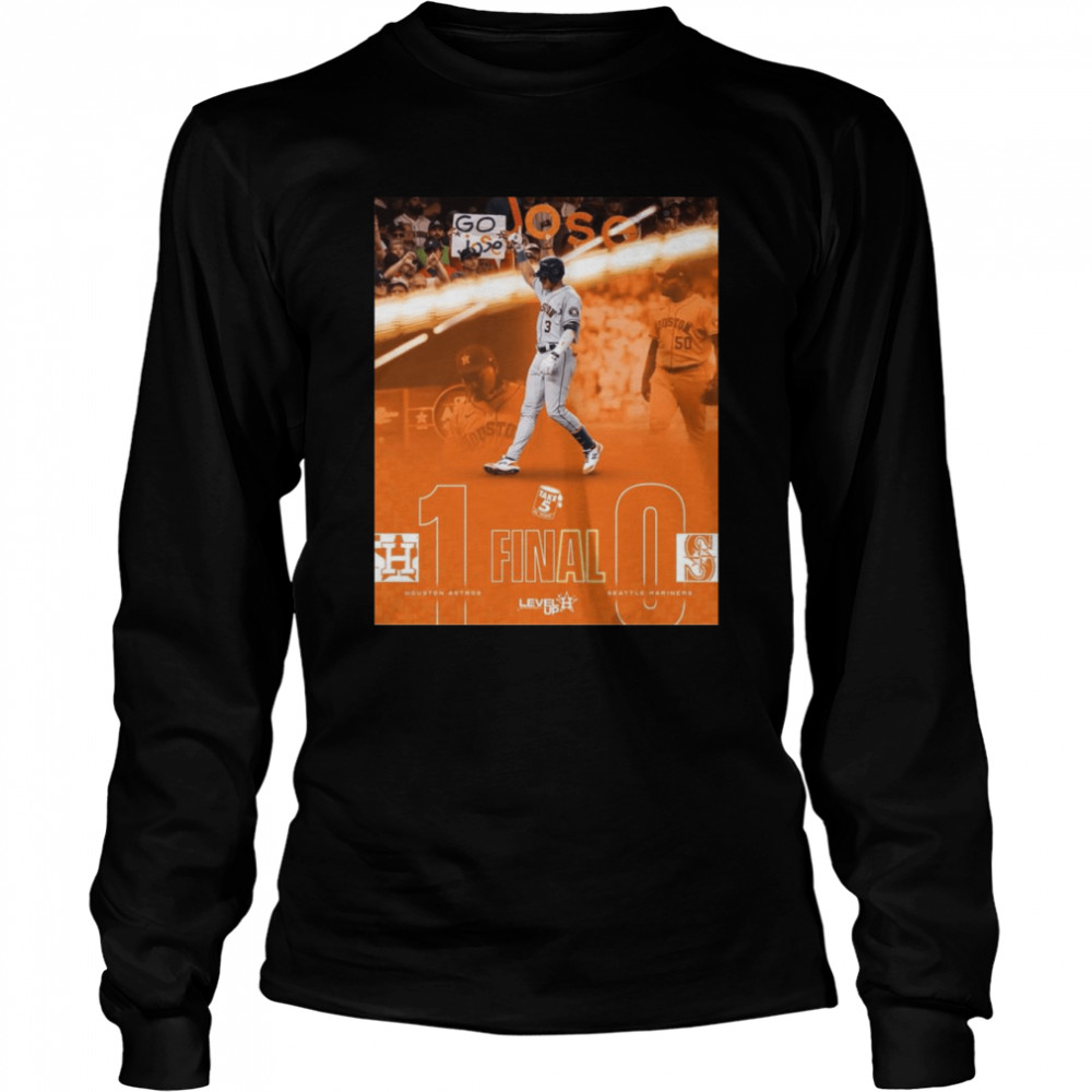 Houston Astros 1 0 Seattle Mariners Take 5 Final Level Up Shirt