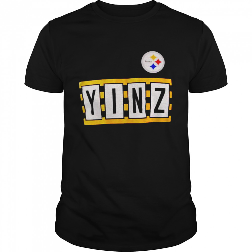Kenny Pickett Pittsburgh Yinz Stripe Short Sleeve T-Shirt ⋆ Vuccie