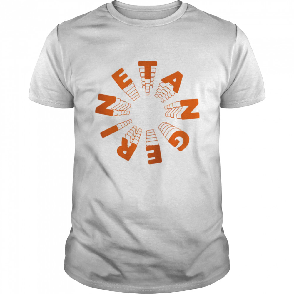 Tangerine Logo Glass Animals Music shirt