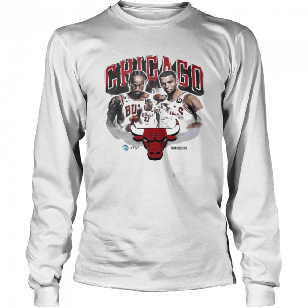 Chicago Bulls Zach Lavine Demar Derozan At And T Run With Us 2022 Shirt -  Kingteeshop
