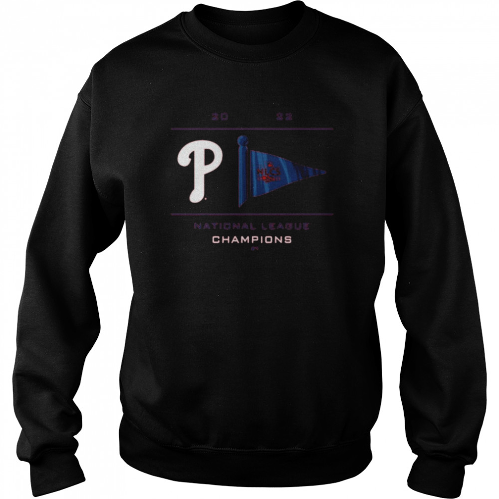 MLB Philadelphia Phillies 2022 National League Champions Pennant Shirt -  Kingteeshop