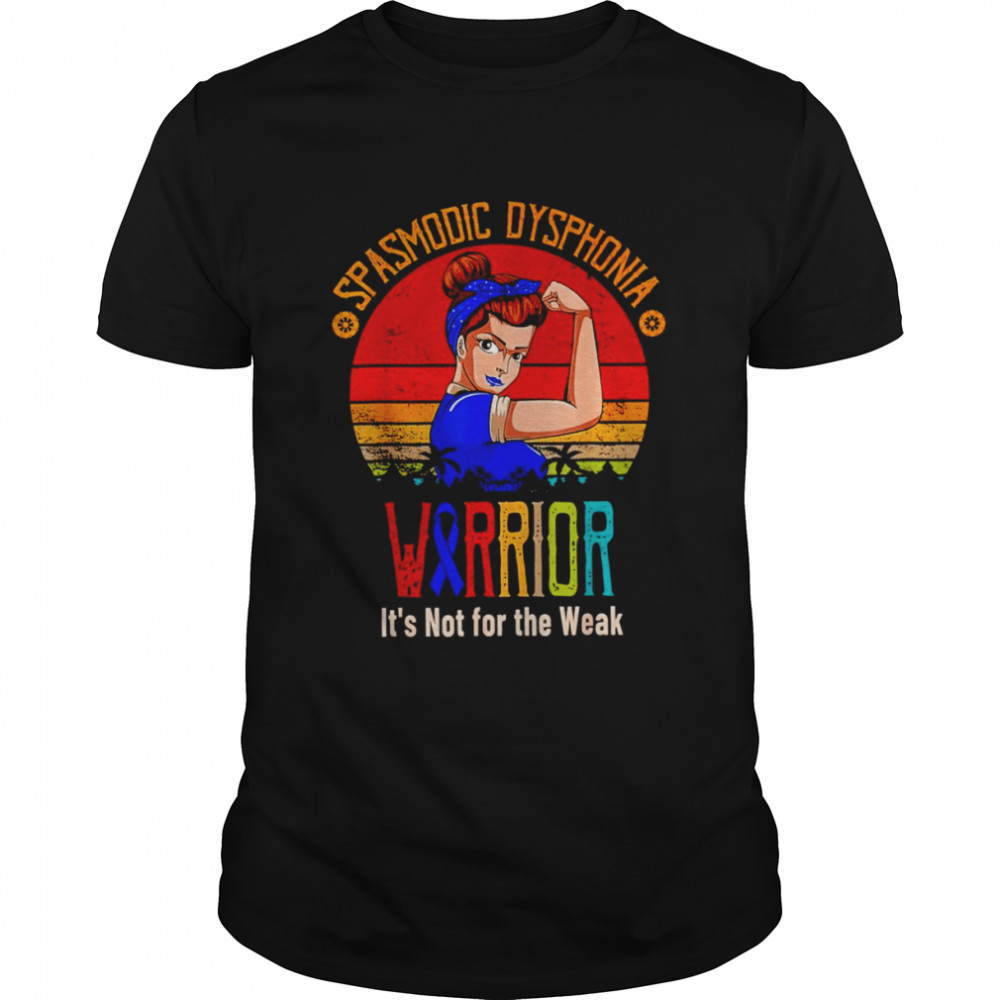 Spasmodic dysphonia warrior it’s not for the weak vintage shirt Classic Men's T-shirt