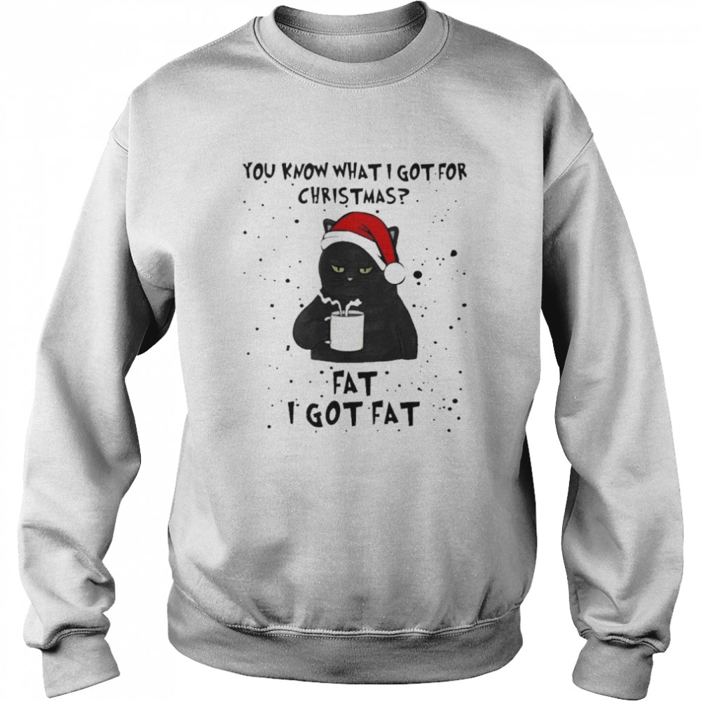 You Know What I Got For Christmas I Got Fat  Unisex Sweatshirt