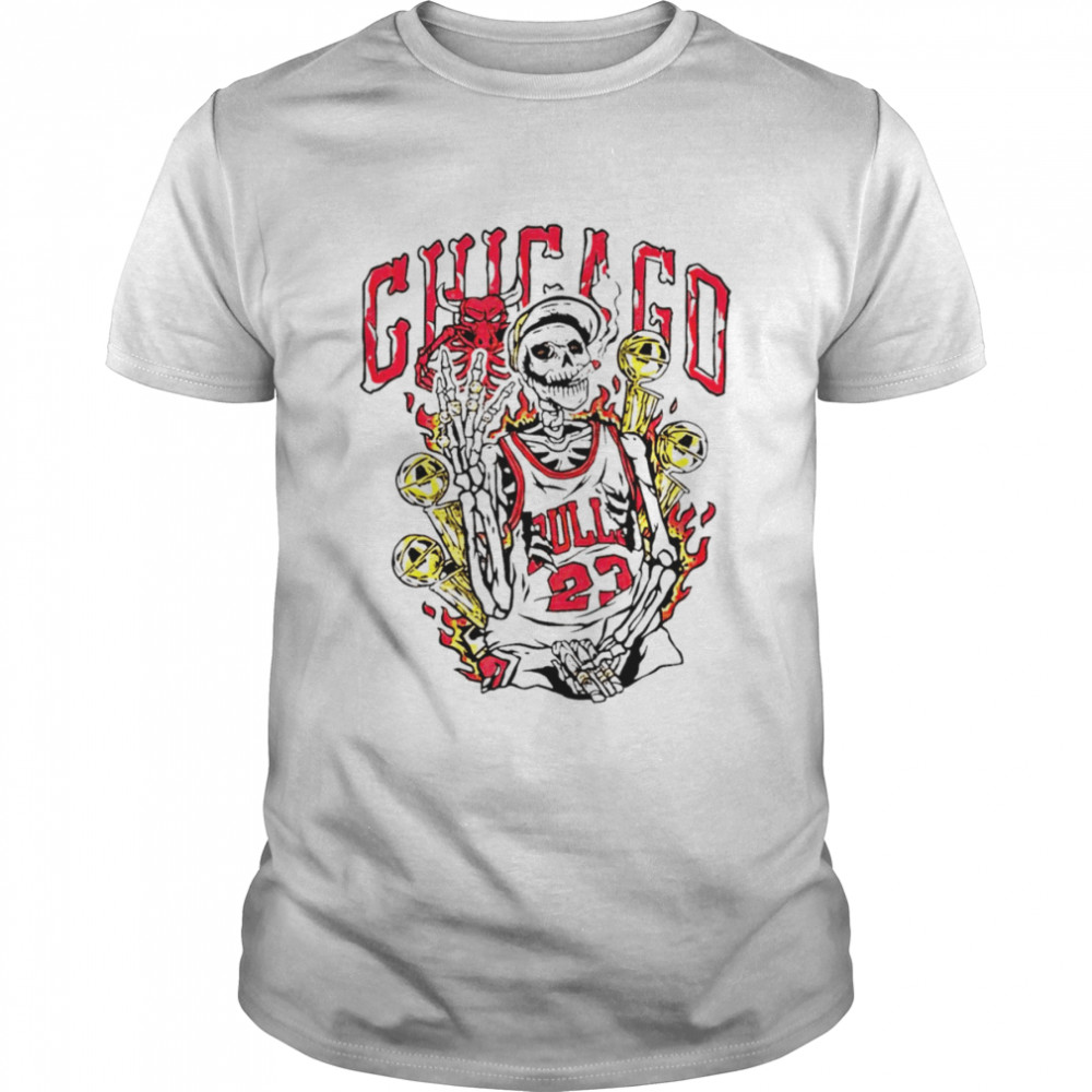 Ayo dosunmu chicago bulls michael jordan skeleton shirt, hoodie