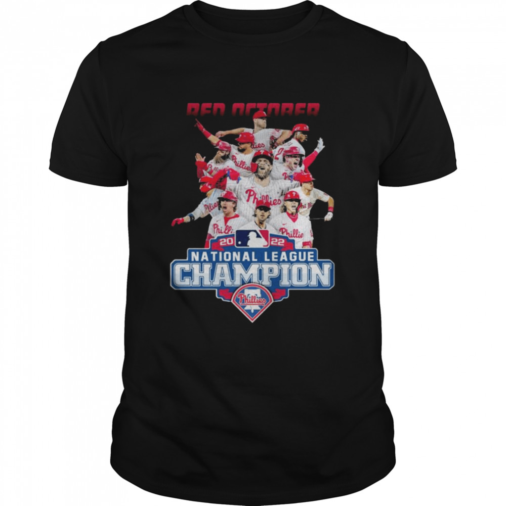 Philadelphia Phillies Red October 2022 National League Champion