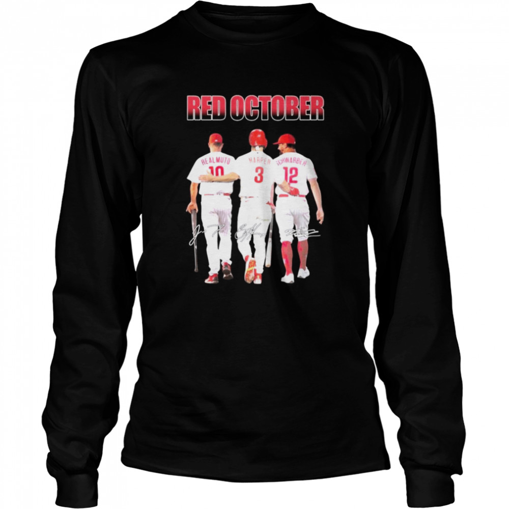 Get Bryce Harper The Hunt For Red October Philadelphia Phillies MLB Shirt  For Free Shipping • Custom Xmas Gift