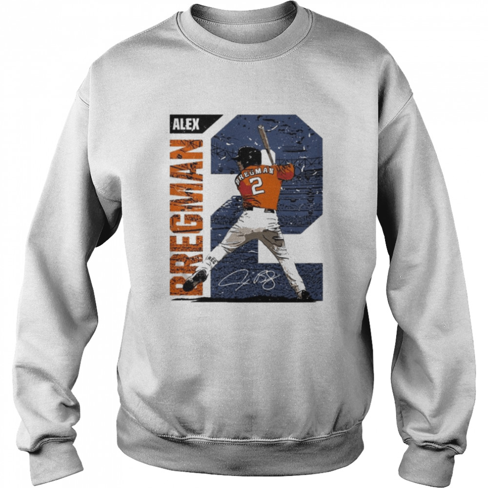 Houston Astros baseball Alex Bregman signature t-shirt - Kingteeshop