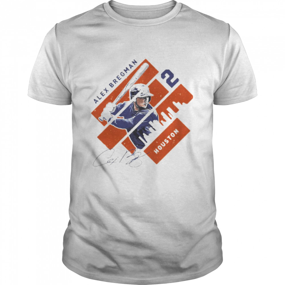 Baseball Houston Astros Alex Bregman Signature T-Shirt Gift For Her Gift  For Him - Revetee