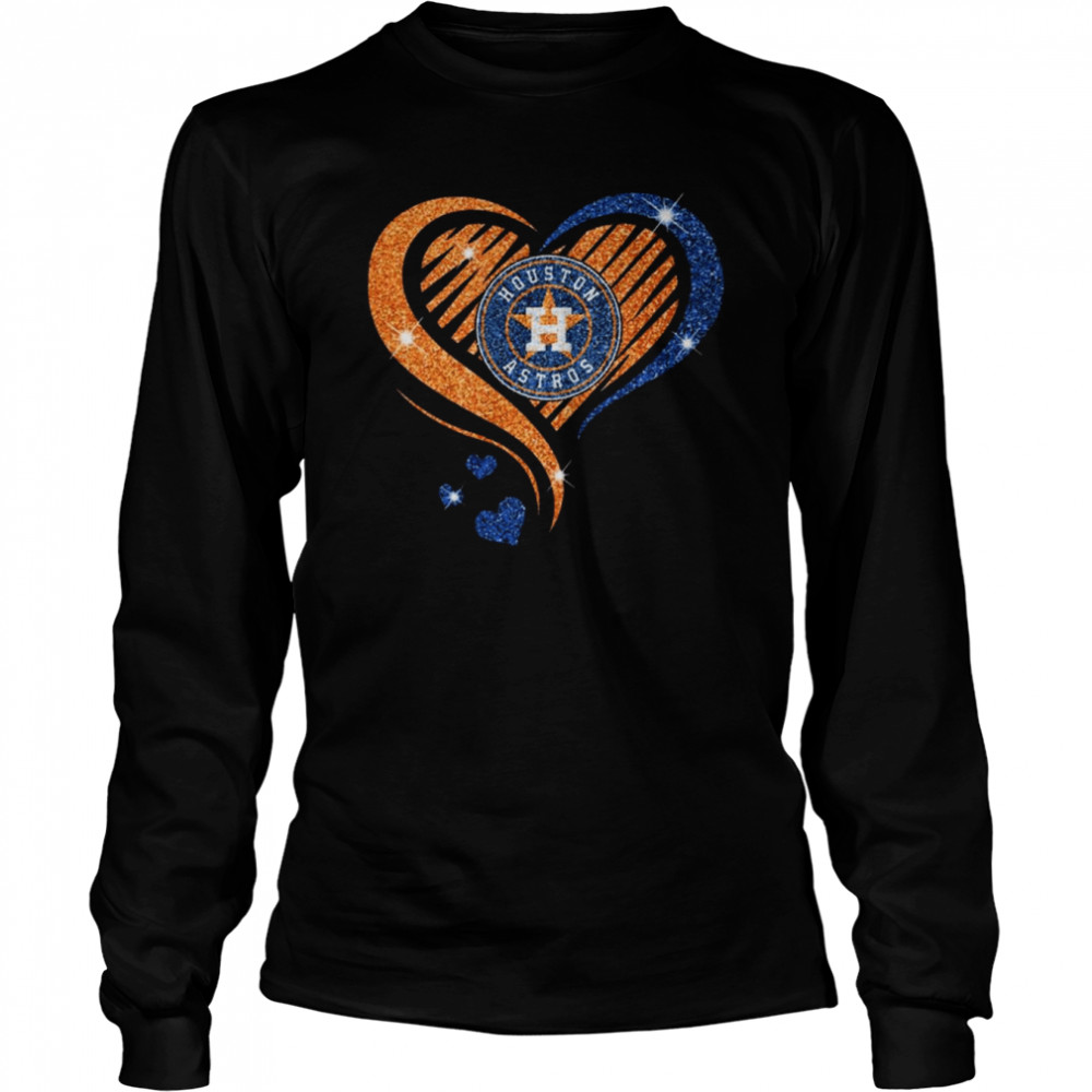 Heart Diamond Houston Astros shirt - Kingteeshop