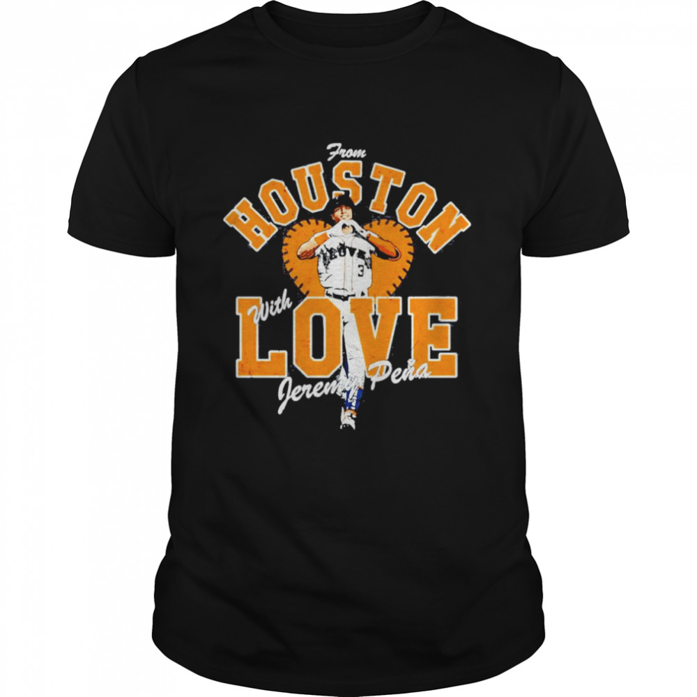 Orange Design Jeremy Pena Houston Astros Love Unisex Sweatshirt - Teeruto