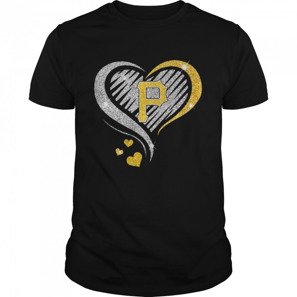 Pittsburgh Pirates football Heart Diamond shirt