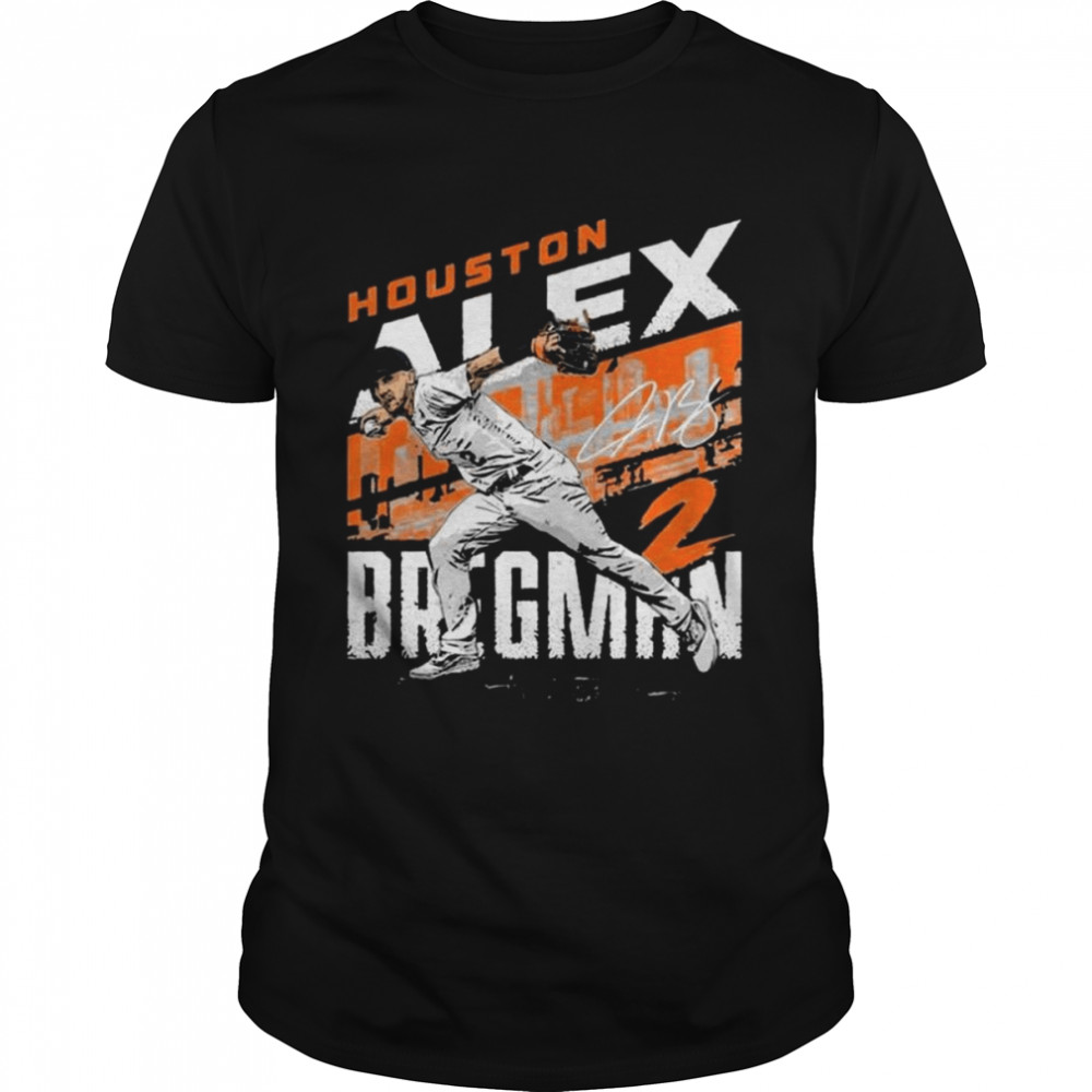 The world series Alex Bregman city name Houston Astros signature t