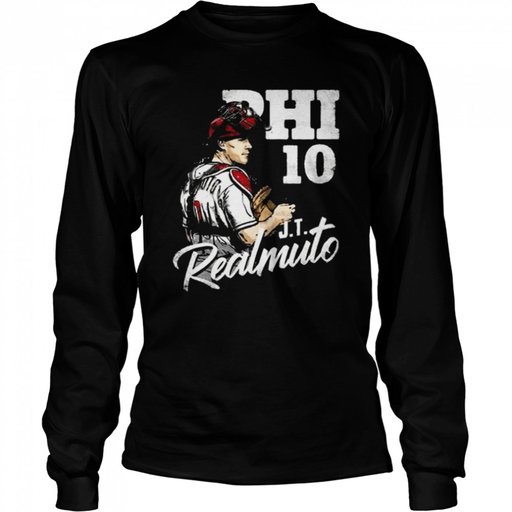 Philadelphia Phillies World Series Name And Number Youth JT Realmuto Tee