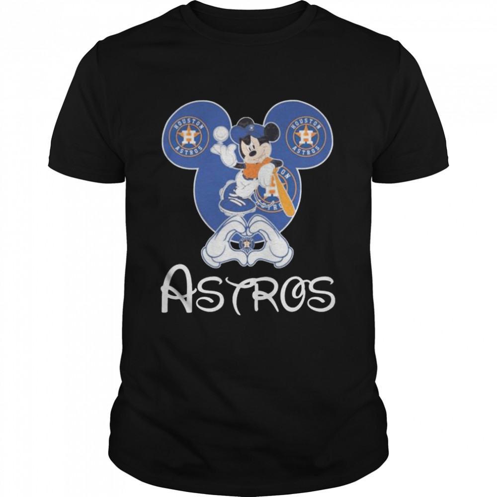 Mickey Mouse Disney Houston Astros Heart 2022 Shirt, hoodie