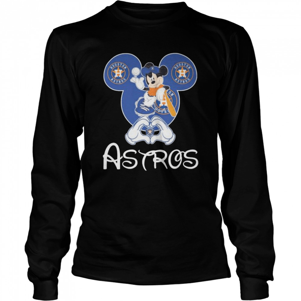 Mickey Mouse Disney Houston Astros Heart 2022 Shirt, hoodie