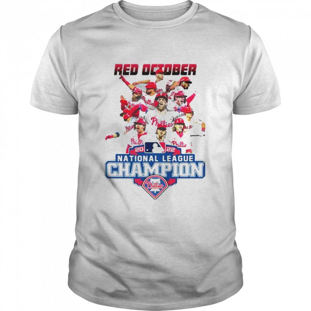 Philadelphia Phillies Red October 2022 National League Champions